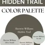 SHerwin Williams Hidden Trail Color Palette - Muted Coastal