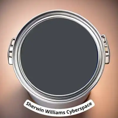 Sherwin Williams Cyberspace Digital Paint Can swatch