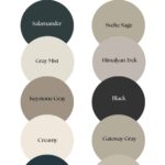 exterior paint colors for brick - pinterest graphic