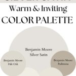 BM Silver Warm & Inviting paint Color Palette