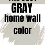 best gray home wall color - pinterest graphic