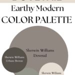Dovetail Earthy Modern paint Color Palette