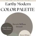 Dovetail Earthy Modern paint Color Palette