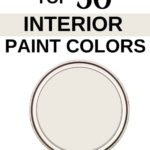 Sherwin Williams Top 50 Interior Paint Colors -Alabaster- Pinterest Graphic
