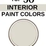 Sherwin Williams Top 50 Interior Paint Colors -City Loft Pinterest Graphic