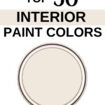 Sherwin Williams Top 50 Interior Paint Colors - Creamy-Pinterest Graphic