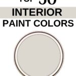 Sherwin Williams Top 50 Interior Paint Colors -Drift of Mist- Pinterest Graphic