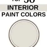 Sherwin Williams Top 50 Interior Paint Colors -Eider WHite- Pinterest Graphic