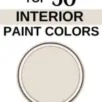 Sherwin Williams Top 50 Interior Paint Colors -Natural Choice Pinterest Graphic