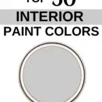 Sherwin Williams Top 50 Interior Paint Colors -Passive- Pinterest Graphic