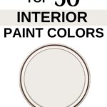 Sherwin Williams Top 50 Interior Paint Colors -Pure White- Pinterest Graphic