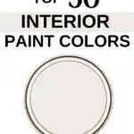 Sherwin Williams Top 50 Interior Paint Colors -Pure White- Pinterest Graphic