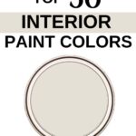 Sherwin Williams Top 50 Interior Paint Colors -Shoji White- Pinterest Graphic