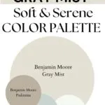 Soft $ Serene paint Color Palette