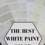 The best white paint color - Pinterest Graphic