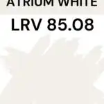 BM Atrium White- LRV 81.08- Pinterest Graphic