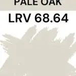 BM Pale Oak- LRV 68.64 -Pinterest Graphic