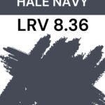 Benjamin Moore Hale Navy LRV 8.36- Pinterest Graphic