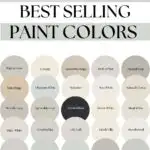 25 Sherwin Williams Best selling Paint colors- pinterest graphic