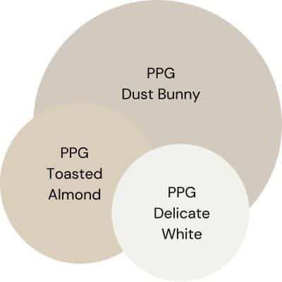 Dust Bunny Color Palette digital swatches 