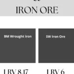 LRV of Wrought Iron vs iron ore - Pinterest Graphic