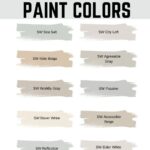 Top Selling Sherwin Williams Paint Colors collection - Pinterest graphic