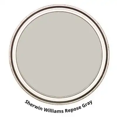 Sherwin Williams Repose Gray Digital Paint Can swatch