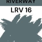Sherwin Williams Riverway LRV 16 - Pinterest Graphic