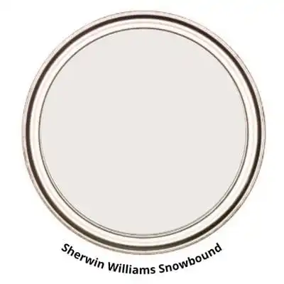 Sherwin Williams Snowbound Digital Paint Can swatch