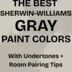 These Are the Best Sherwin-Williams Gray Paint Colors - Pinterest Graphic