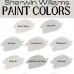 Top Selling Sherwin Williams Paint Colors collection - Pinterest graphic