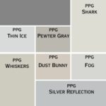 PPG Gray Paint Colors - Pinterest Graphic