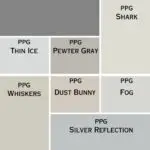 PPG Gray Paint Colors - Pinterest Graphic