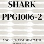 PPG SHARK - A Soft, Warm Gray with Subtle Sass- Pinterest Graphic