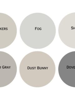 PPG gray paint colors digital swatches