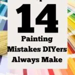 Painting Mistakes DIYers Always Make - pinterest graphic