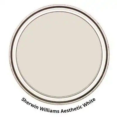 Sherwin Williams Aesthetic White Digital Paint Can swatch