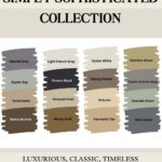 Sherwin Williams Simply Sophisticated Collection - Pinterest Graphic