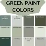 Top 12 Favorite Green Paint Colors - Pinterest Graphic