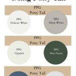 3 Gorgeous Palettes Using PPG Pony Tail - Pinterest Graphic