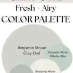 BM Gray Owl Fresh Airy paint Color Palette - Pinterest graphic