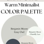 BM Gray Owl Earthy Modern Farmhouse paint Color Palette - Pinterest graphic