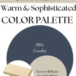 PPG Cavalry Soft & Serene paint Color Palette