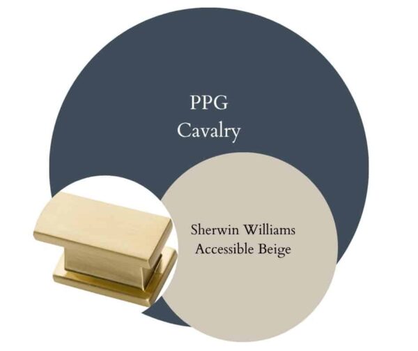 PPG Cavalry paint color palette - Warm & Sophisticated