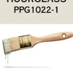 PPG Hourglass paint color review - pinterest graphic (