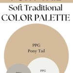 Pony Tail Soft Traditional paint Color Palette - Pinterest graphic