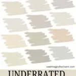 SW & BM Underrated Paint Colors - Pinterest Graphic