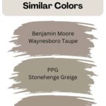 PPG Stonehenge Greige Similar Colors - Pinterest Graphic