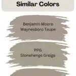 PPG Stonehenge Greige Similar Colors - Pinterest Graphic