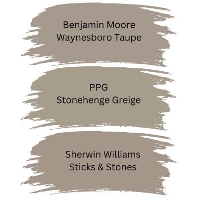 PPG Stonehenge Greige similar colors digital swatches